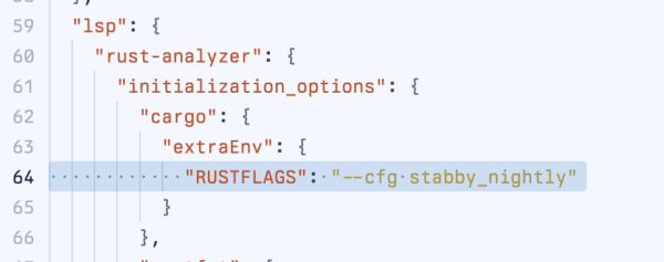 I set RUSTFLAGS in rust-analyzer's lsp config like an idiot — every time RUSTFLAGS changes, everything gets recompiled.