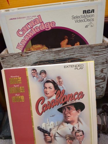 Casablanca Laser Video Disc & RCA SelectaVision disc of Carnal Knowledge